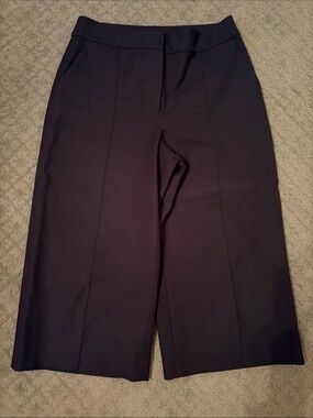 kate spade Women’s Black Flat Front Dress Culotte Size 12